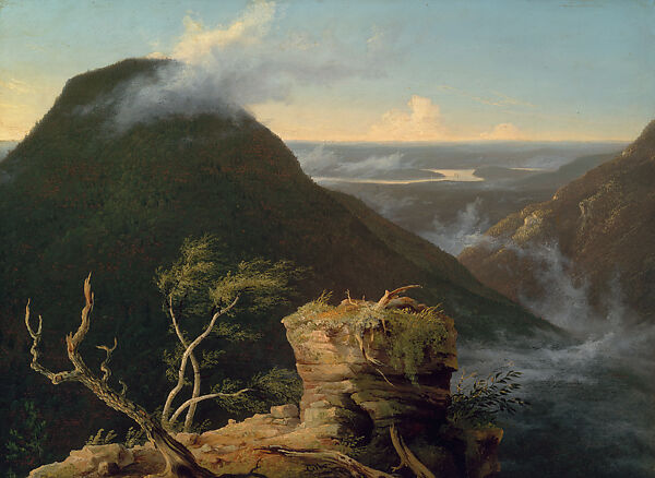 View of Round-Top in the Catskill Mountains, Thomas Cole (American, Lancashire 1801–1848 Catskill, New York), Oil on panel, American
 