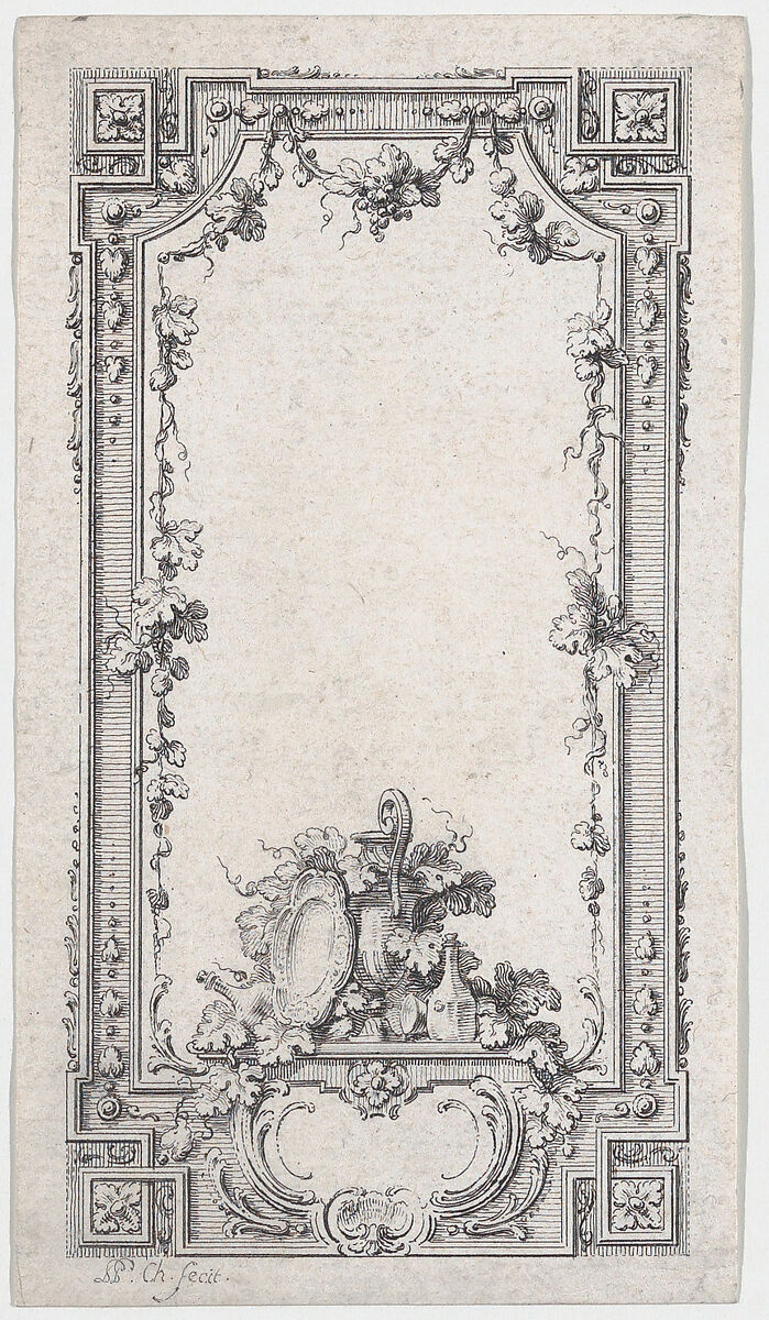Frontispiece, from Bussy-Rabutin's "'Histoire amoureuse des Gaules", Pierre Philippe Choffard (French, Paris 1730–1809 Paris), Etching and engraving 