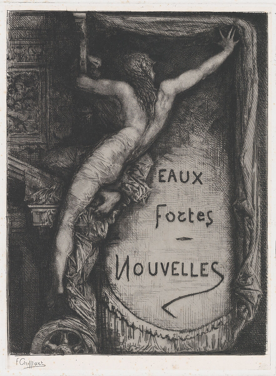 Cover for Eaux Fortes Nouvelles, François-Nicolas Chifflart (French, Saint-Omer 1825–1901 Paris), Etching 