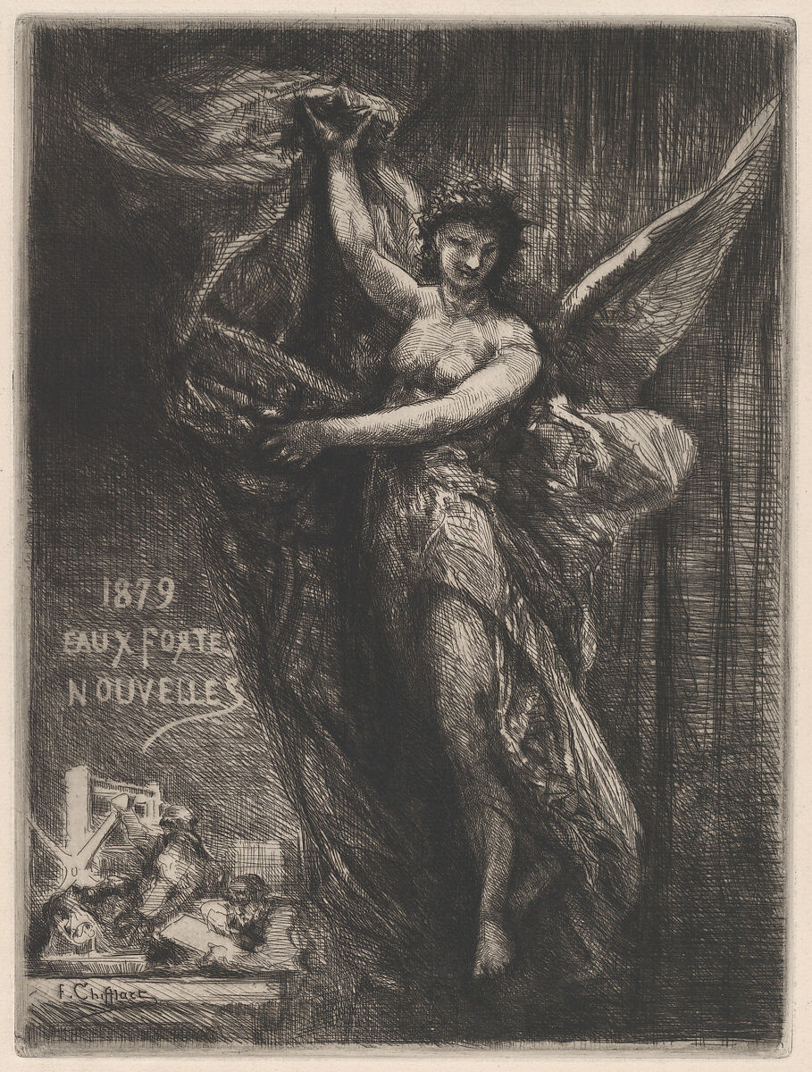 Cover for Eaux Fortes Nouvelles, François-Nicolas Chifflart (French, Saint-Omer 1825–1901 Paris), Etching 