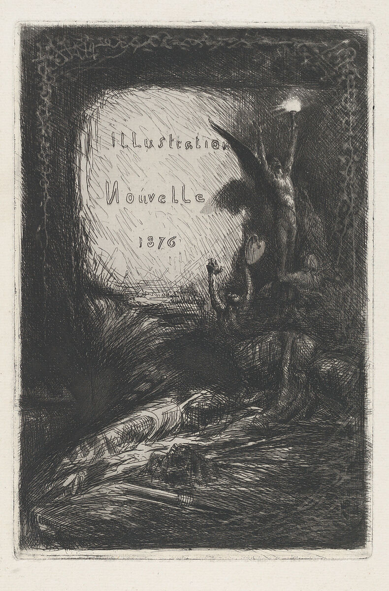 Illustration Nouvelle, François-Nicolas Chifflart (French, Saint-Omer 1825–1901 Paris), Etching 