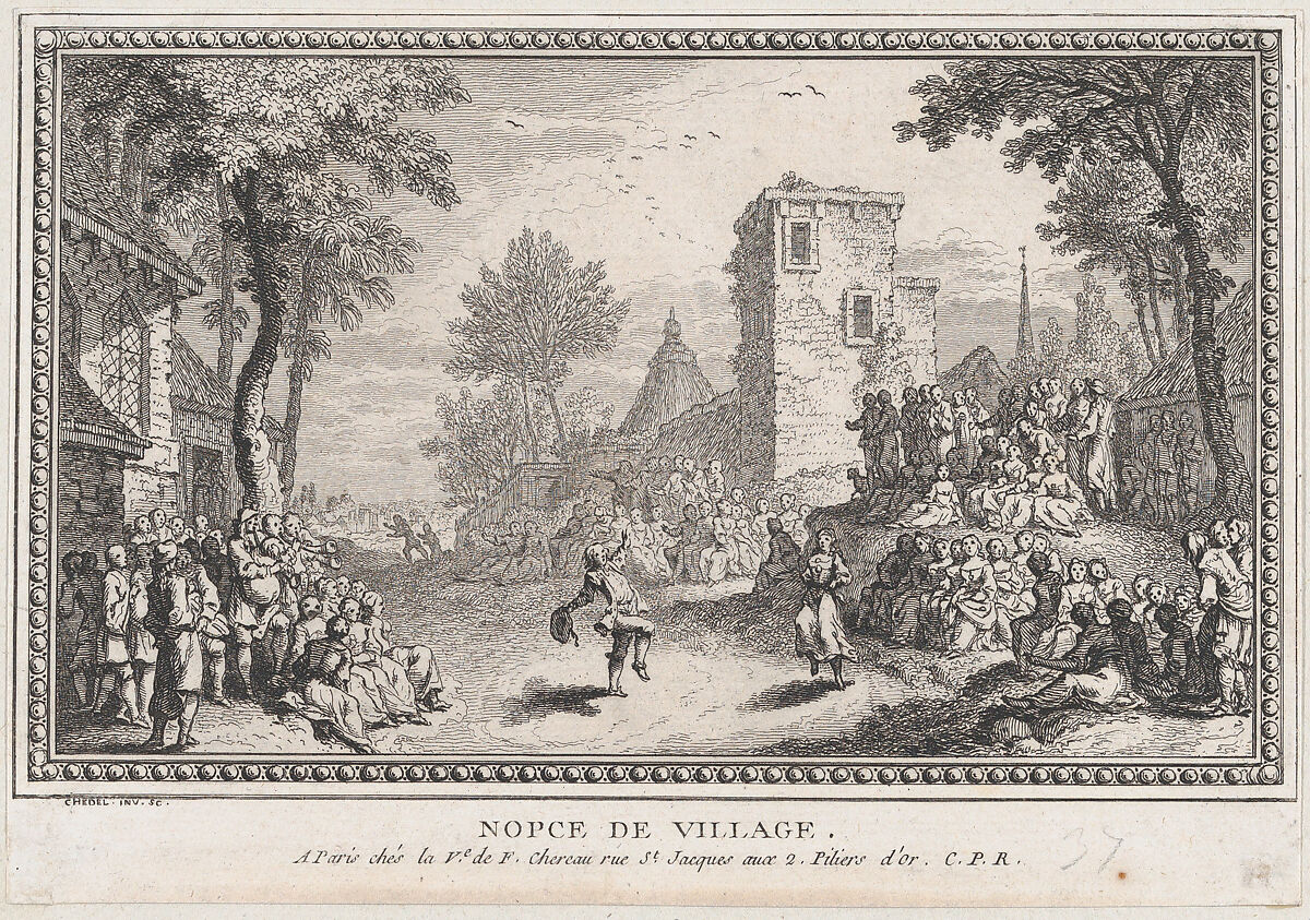 Nopce de Village, Quentin Pierre Chedel (French, Châlons-en-Champagne 1705–1763 Châlons-en-Champagne), Etching 
