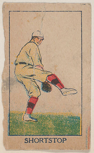 Shortstop from Mayfair Baseball Positions Drawings series (W552)