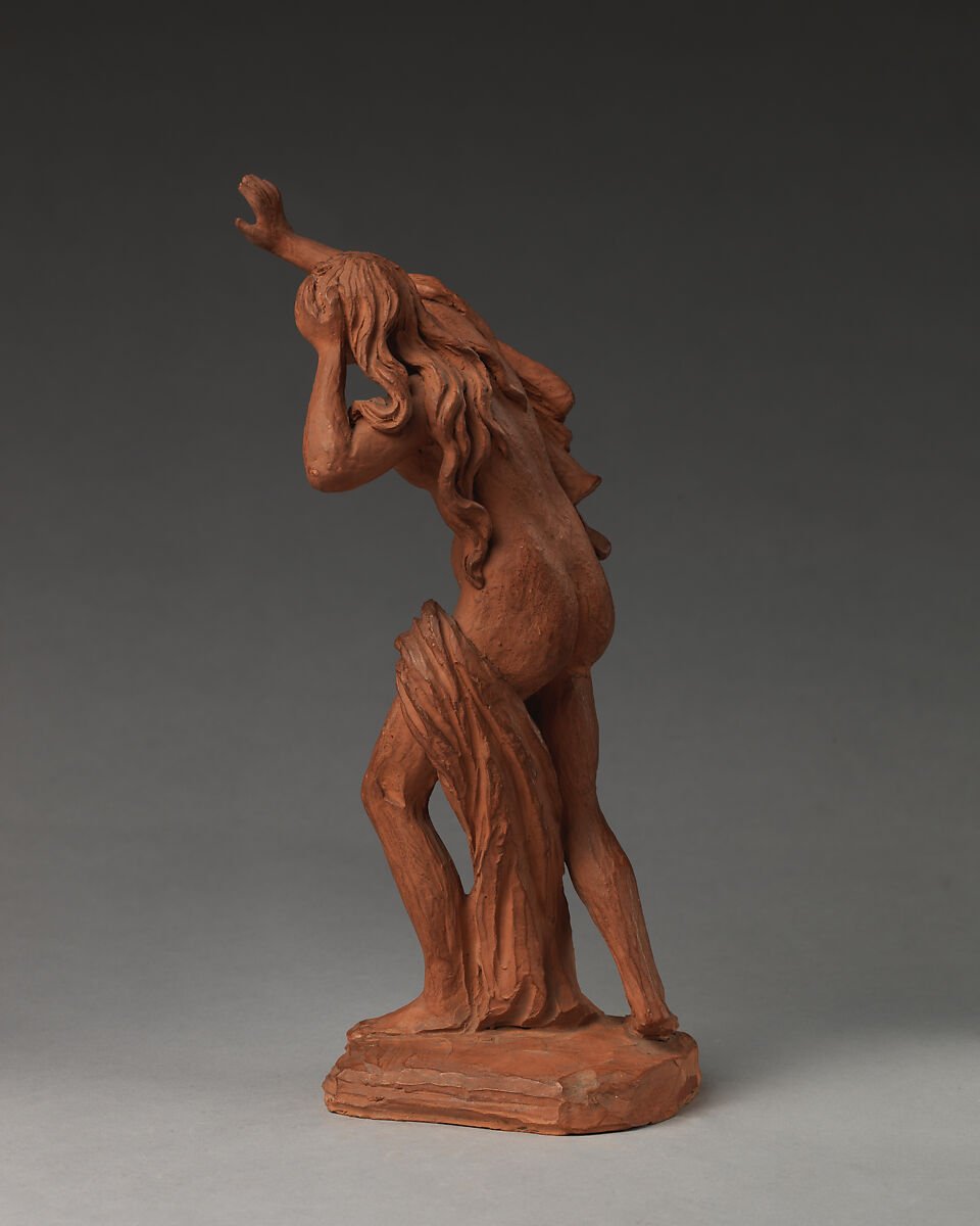 Eve Bewailing the Death of Abel, Joseph Nollekens (British, London 1737–1823 London), Terracotta, British