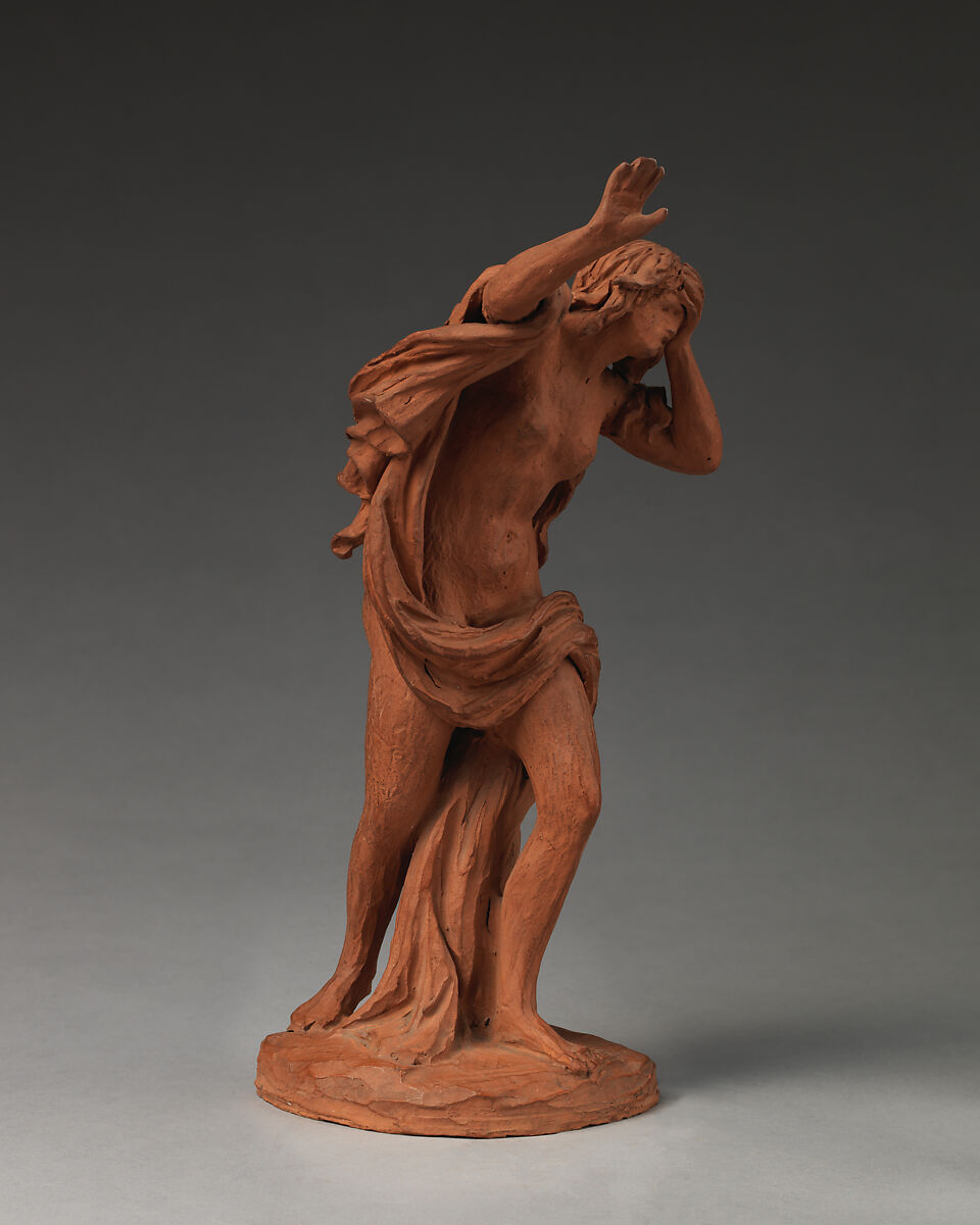 Eve Bewailing the Death of Abel, Joseph Nollekens (British, London 1737–1823 London), Terracotta, British