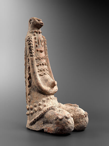 Kneeling Figure, Terracotta, Middle Niger civilization 