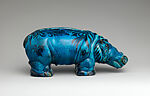 Hippopotamus, Carl Walters (American, Fort Madison, Iowa 1883–1955 Saugerties, New York), Glazed earthenware, American