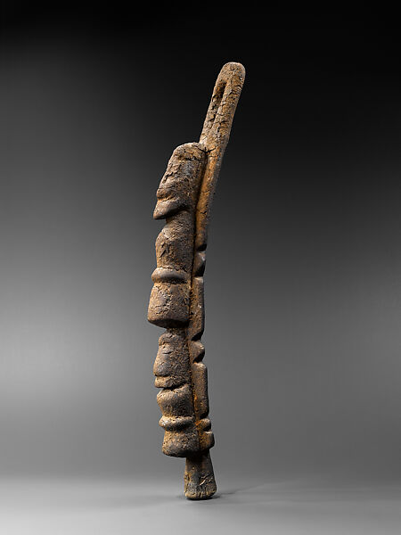 Figure with Raised Arms (?), Wood, organic materials, Tellem civilization 