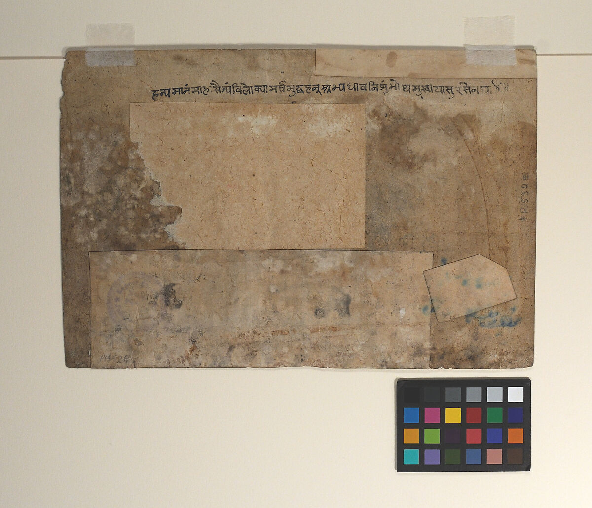 Durga, Kali, and Five Matrikas Battle the Daitya Army of the Demon Shumbha: Scene from the Devi Mahatmya, Ink, wash, and translucent watercolor on paper, India (Himachal Pradesh, Guler)