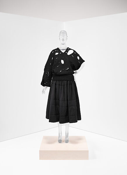 Ensemble, Comme des Garçons (Japanese, founded 1969), (a) wool, (b) cotton, polyester, (c) cotton, Japanese