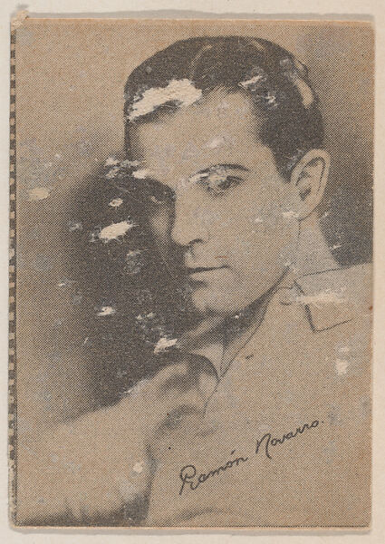 Ramón Novarro from Film Frame strip cards (W500), Commercial photolithograph 