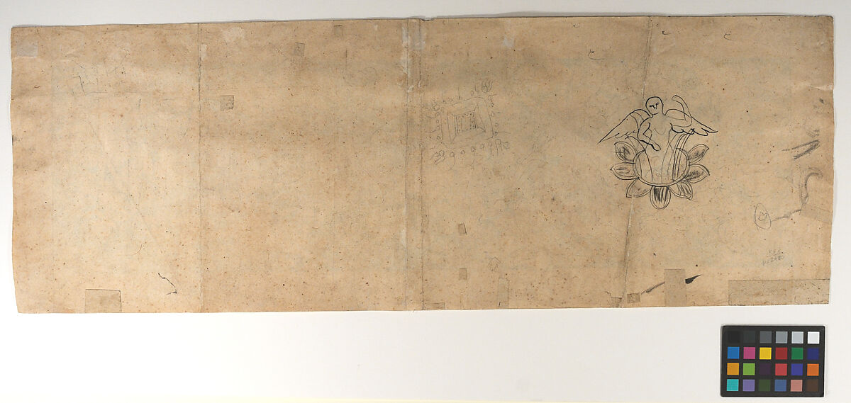 Design of Intertwining Animals and Plants, Ink, opaque and translucent watercolor on paper, India (Rajasthan)