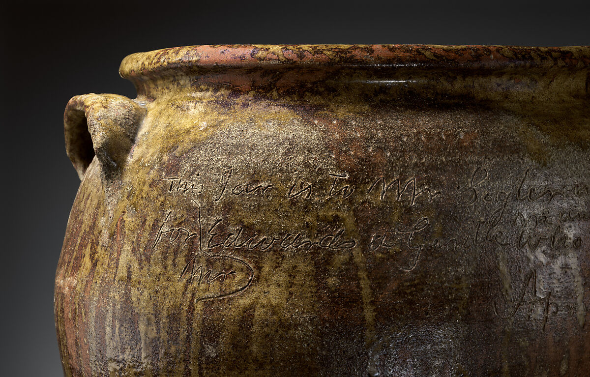 Dave (later recorded as David Drake) (American, ca. 1801–1870s) ; made at Stony Bluff Manufactory, Old Edgefield District, Sout, Alkaline-glazed stoneware, American