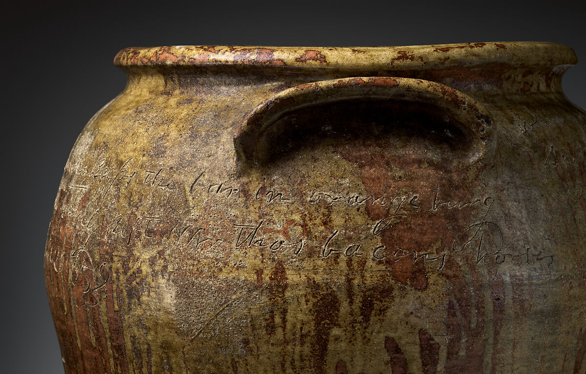 Dave (later recorded as David Drake) (American, ca. 1801–1870s) ; made at Stony Bluff Manufactory, Old Edgefield District, Sout, Alkaline-glazed stoneware, American