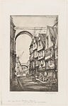 Some Old Houses, Morlaix, France