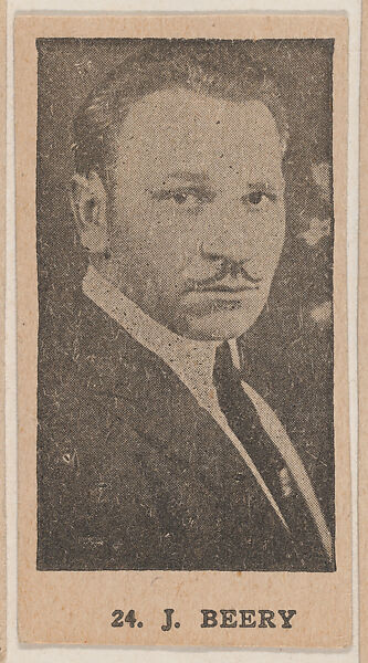 J. Beery strip card (W511), Commercial photolithograph 