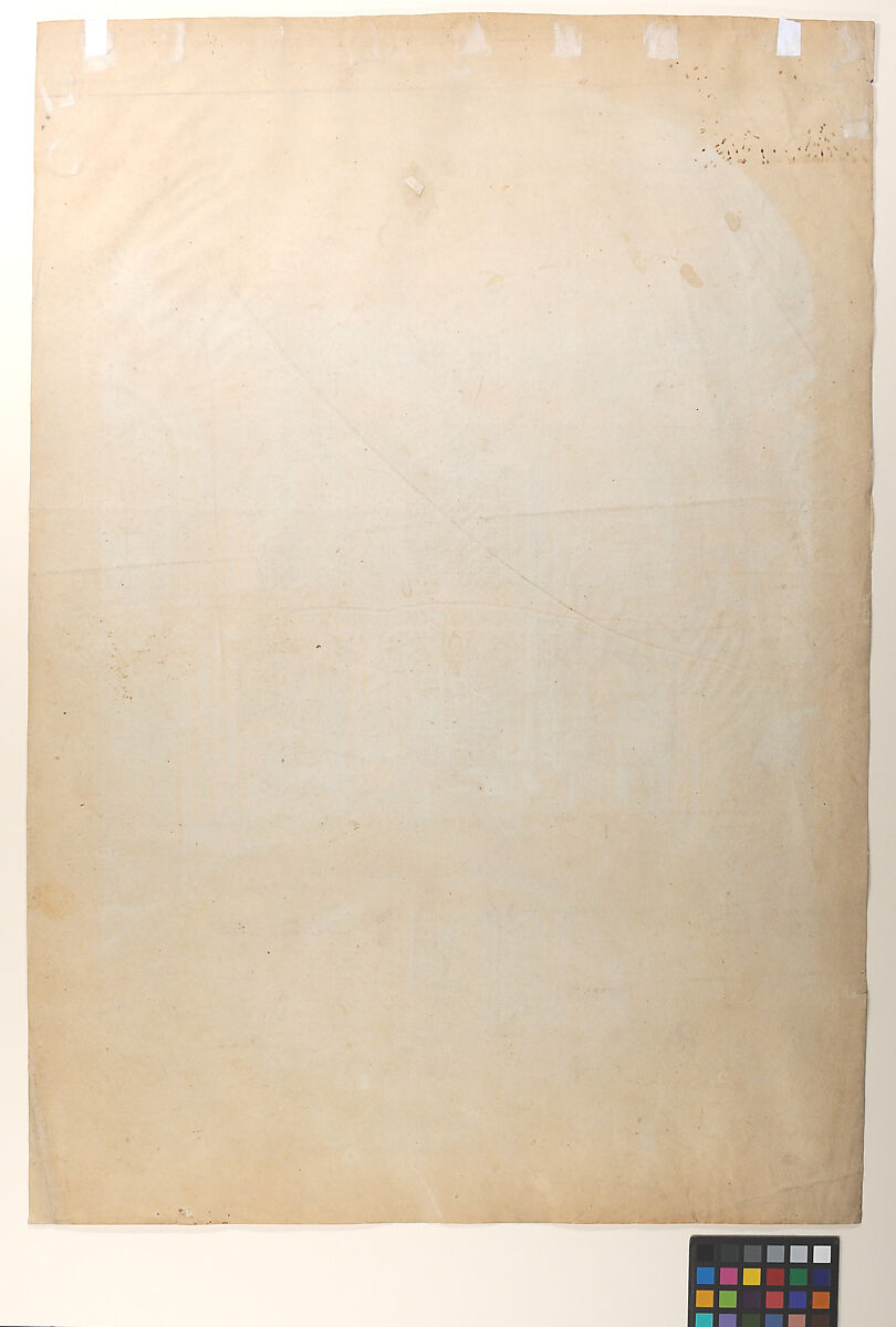 Interior of the Taj Mahal Mausoleum, Ink, tinted wash, and opaque watercolor on paper, India (Delhi or Agra)