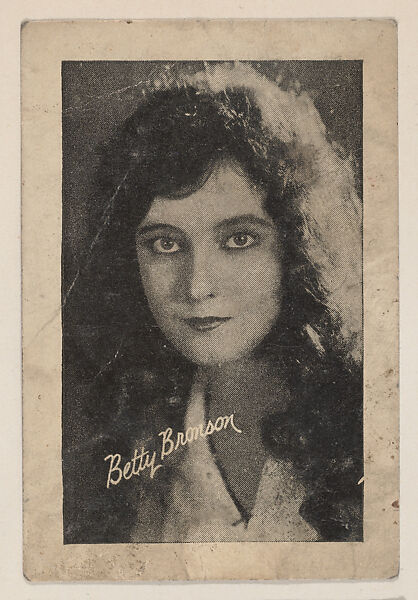 Betty Bronson Movie Star trading card (W500), Commercial photolithograph 