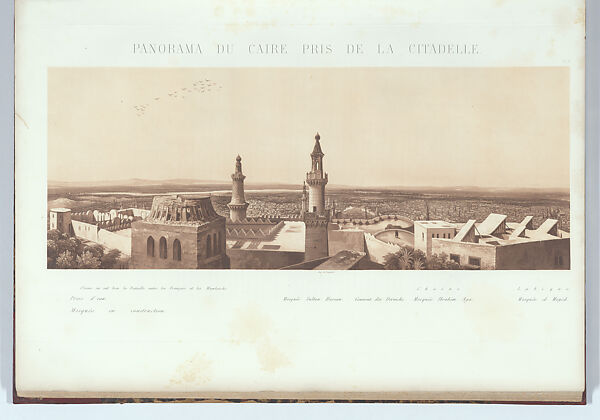 Panorama d'Égypte et de Nubie, avec un portrait de Méhémet-Ali et un texte orné de vignettes, Hector Horeau (French, 1801–1872), Aquatint, wood engraving, albumen silver print