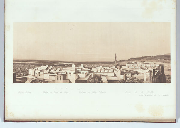 Panorama d'Égypte et de Nubie, avec un portrait de Méhémet-Ali et un texte orné de vignettes, Hector Horeau (French, 1801–1872), Aquatint, wood engraving, albumen silver print
