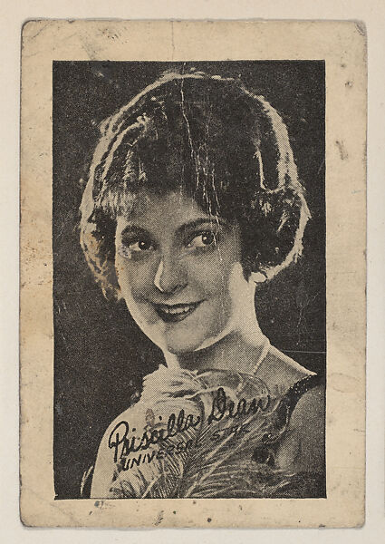 Priscilla Dean, Universal Star, Movie Star trading card (W500), Commercial photolithograph 