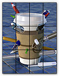 Where’s My Water?, Tabor Robak (American, born 1986), Twelve-channel digital animation, color, silent, 8 min., 58 sec.