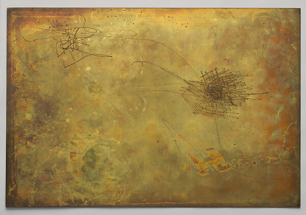 Barcarolle, Bernard Childs (American, Brooklyn, New York 1910–1985 New York), Engraved brass