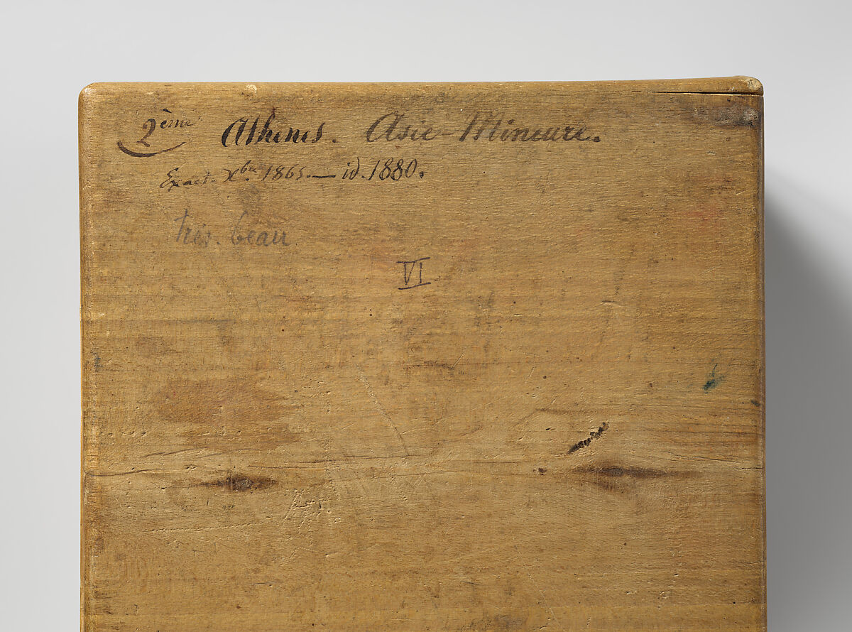 [Daguerreotype Plate Box], Unknown (French), Linden wood, plated iron, iron-gall ink