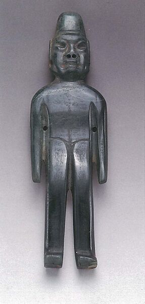 Standing Male Figure, Jadeite, Olmec 