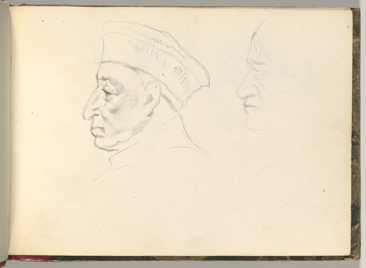 Normandy Sketchbook, Eugène Delacroix (French, Charenton-Saint-Maurice 1798–1863 Paris), Graphite and watercolor, period binding