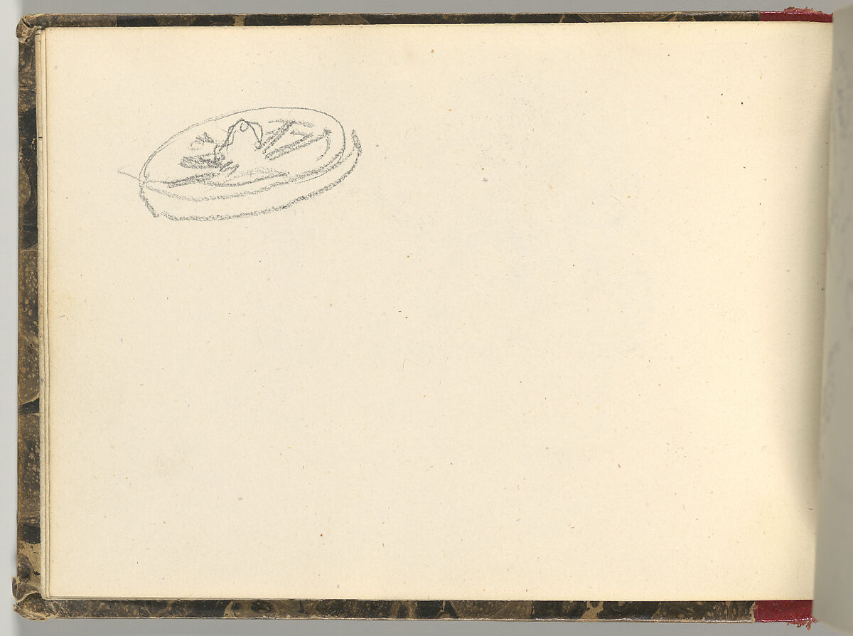 Normandy Sketchbook, Eugène Delacroix (French, Charenton-Saint-Maurice 1798–1863 Paris), Graphite and watercolor, period binding
