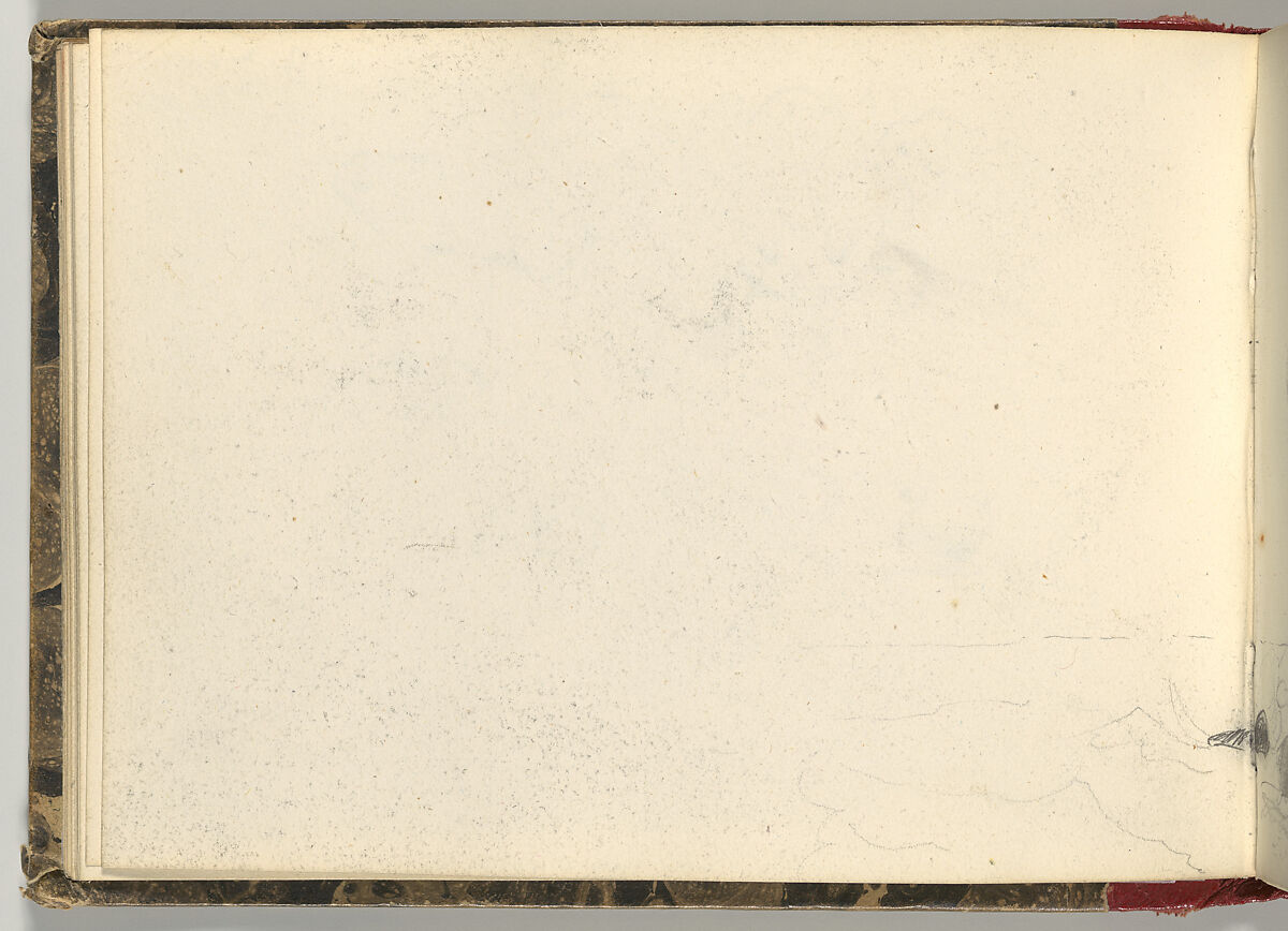 Normandy Sketchbook, Eugène Delacroix (French, Charenton-Saint-Maurice 1798–1863 Paris), Graphite and watercolor, period binding