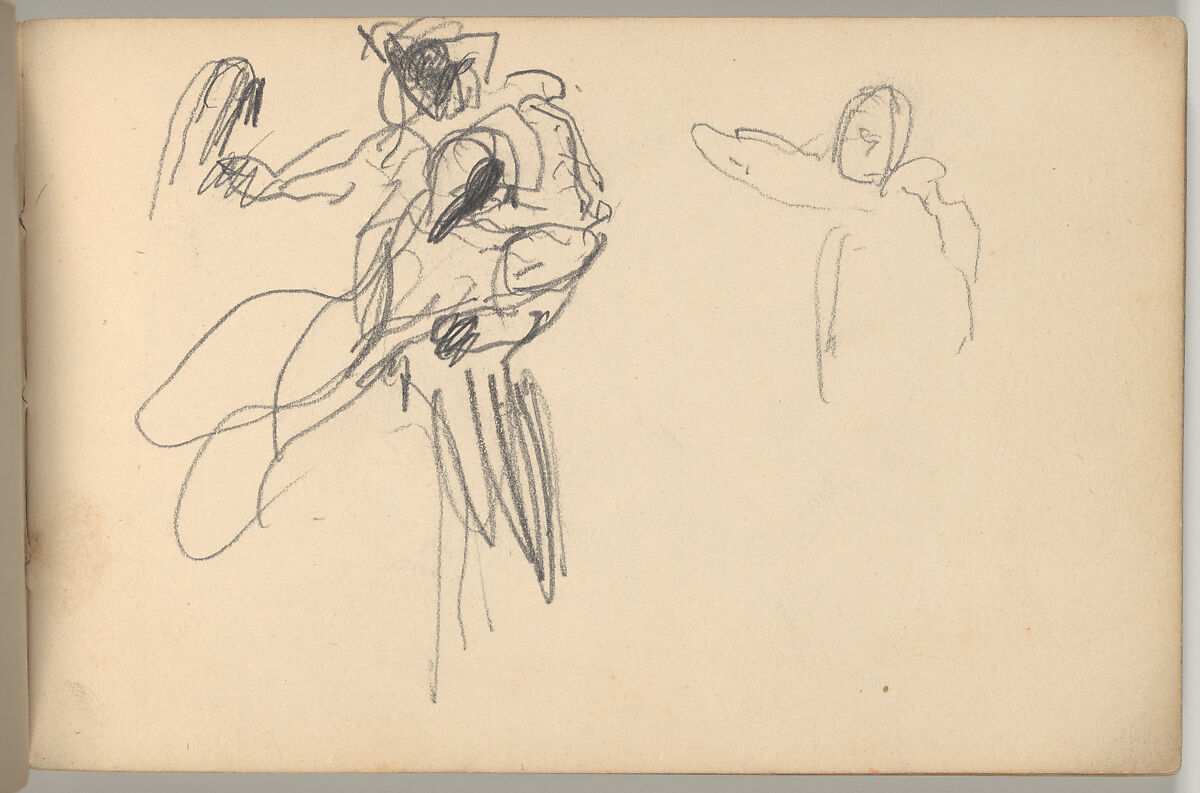 Othello Sketchbook, Eugène Delacroix (French, Charenton-Saint-Maurice 1798–1863 Paris), Watercolor, pen and ink, and graphite