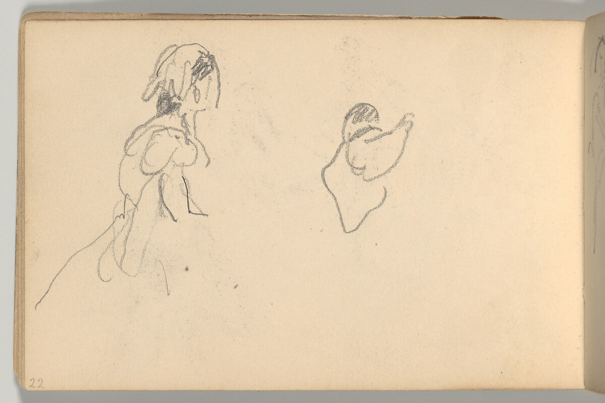 Othello Sketchbook, Eugène Delacroix (French, Charenton-Saint-Maurice 1798–1863 Paris), Watercolor, pen and ink, and graphite