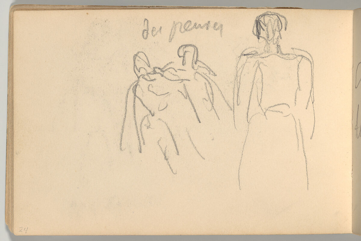 Othello Sketchbook, Eugène Delacroix (French, Charenton-Saint-Maurice 1798–1863 Paris), Watercolor, pen and ink, and graphite