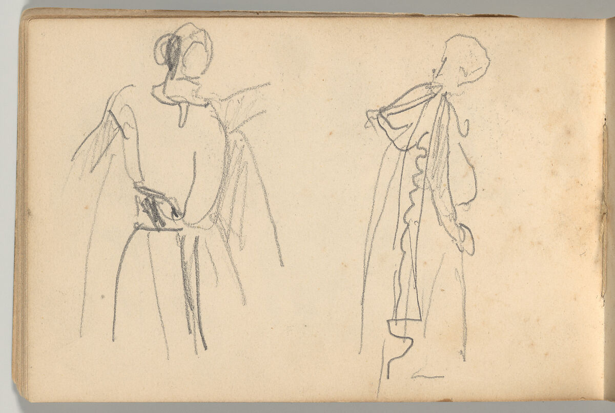 Othello Sketchbook, Eugène Delacroix (French, Charenton-Saint-Maurice 1798–1863 Paris), Watercolor, pen and ink, and graphite