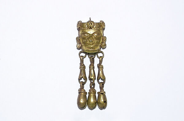 Lord 7 Flower Pendant (Yya Sahuaco), Gold, Mixtec (Ñudzavui) 