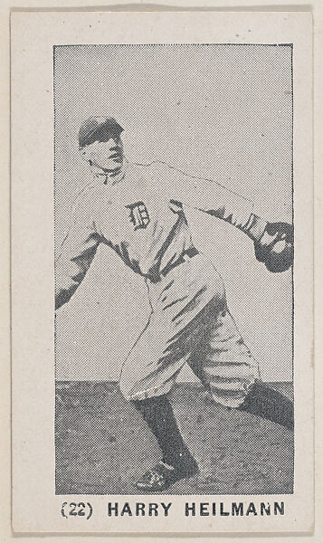 Harry Heilmann from the Baseball Players photo series (W502), Commercial photolithograph 