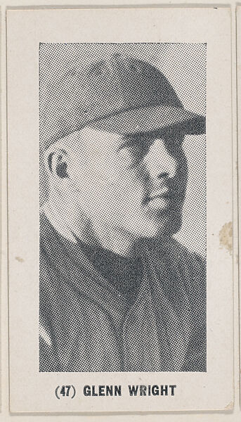 Glenn Wright from the Baseball Players photo series (W502), Commercial photolithograph 