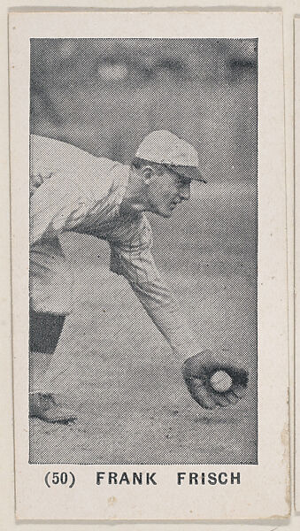 Frank Frisch from the Baseball Players photo series (W502), Commercial photolithograph 