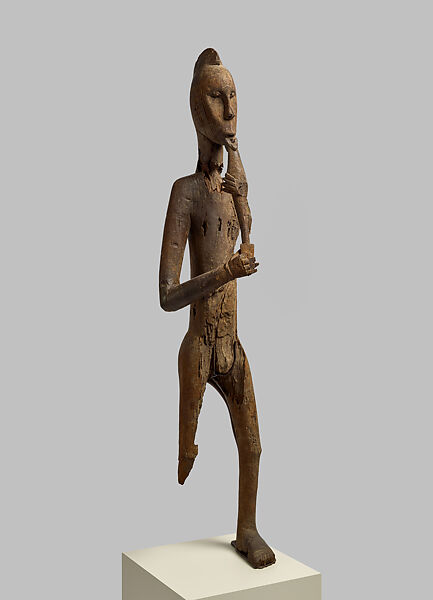 Whistle Player, Wood, Bamana peoples 