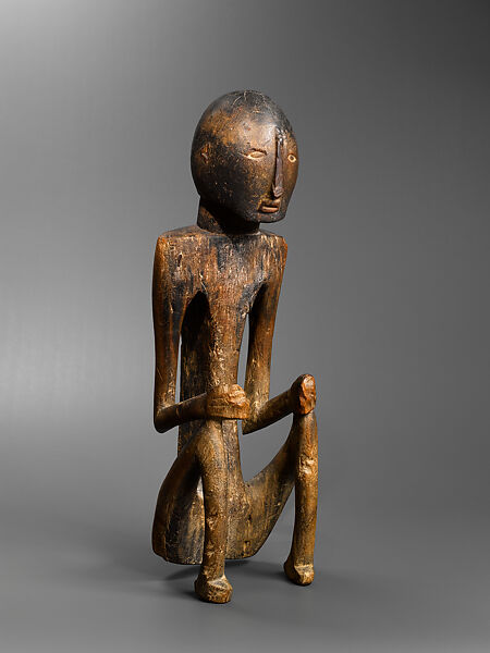 Seated Figure, Wood, Dogon peoples 