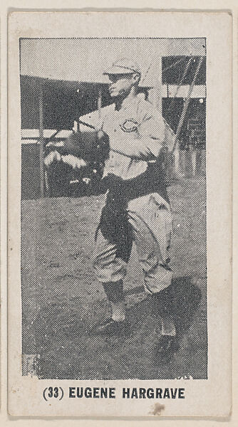 Eugene Hargrave from the Baseball Players photo series (W502), Commercial photolithograph 