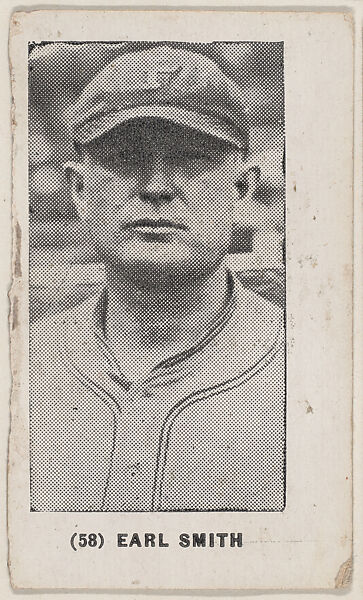 Earl Smith from the Baseball Players photo series (W502), Commercial photolithograph 