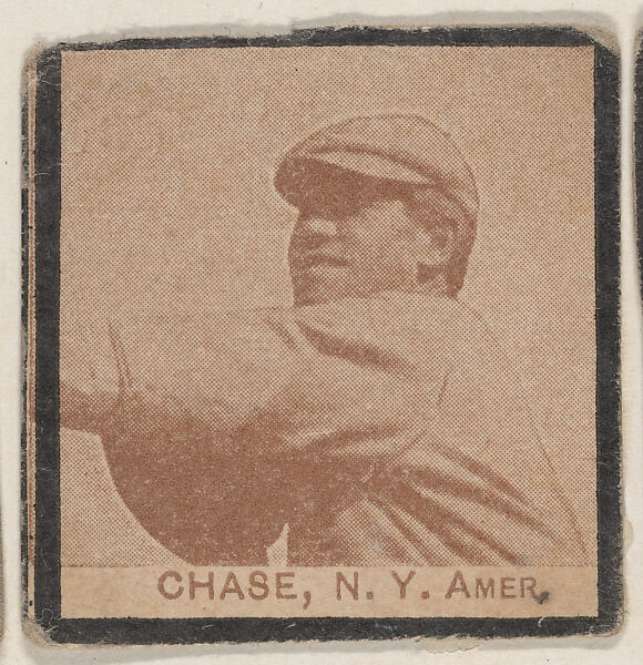 Chase, N. Y.  Amer. from the Jay S. Meyer Base Ball Snap Shots candy series (W555), Jay S. Meyer Confectioners, Philadelphia, Commercial photolithograph 