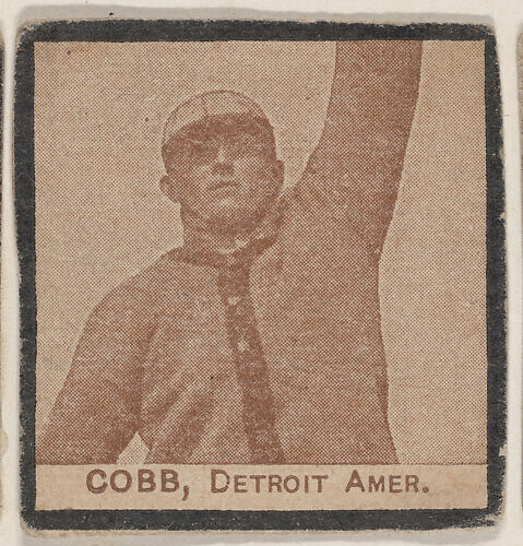 Cobb, Detroit  Amer. from the Jay S. Meyer Base Ball Snap Shots candy series (W555)