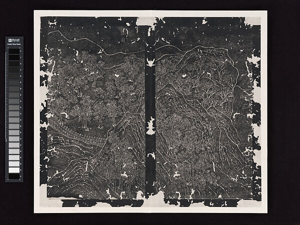 The Virtuous Being, Hao Liang (Chinese, born 1983), Handscroll; ink and color on silk, plus research materials of mixed media, China