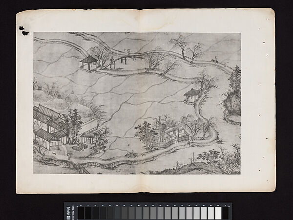 The Virtuous Being, Hao Liang (Chinese, born 1983), Handscroll; ink and color on silk, plus research materials of mixed media, China