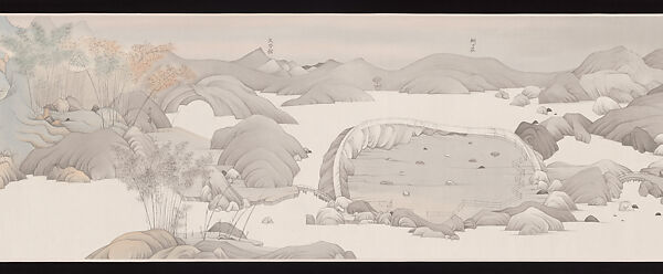 The Virtuous Being, Hao Liang (Chinese, born 1983), Handscroll; ink and color on silk, plus research materials of mixed media, China