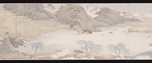 The Virtuous Being, Hao Liang (Chinese, born 1983), Handscroll; ink and color on silk, plus research materials of mixed media, China